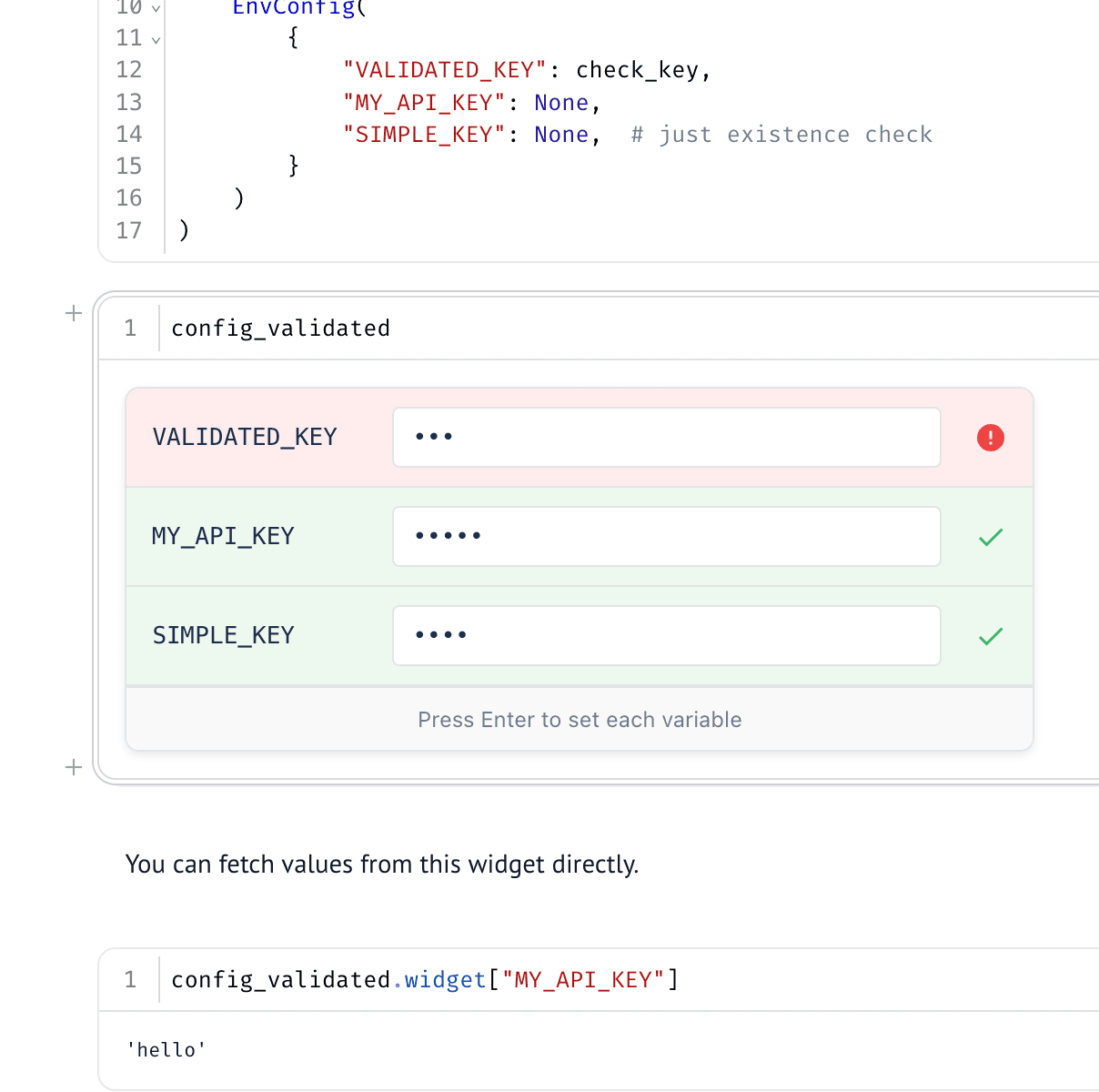 EnvConfig