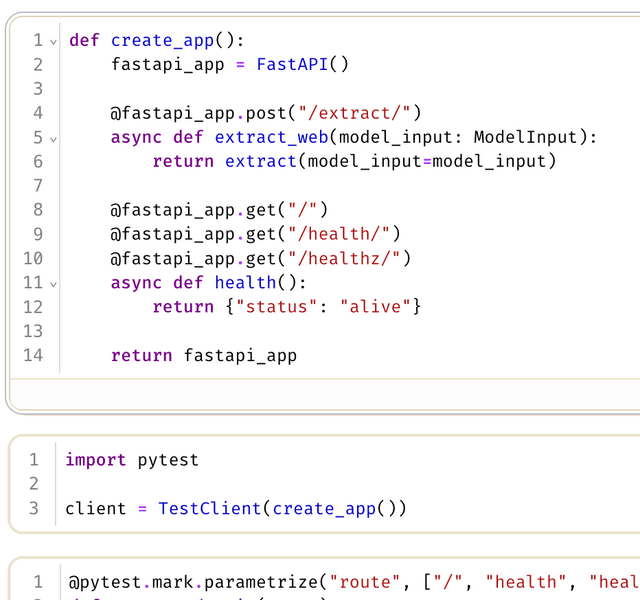 FastAPI + GliNER