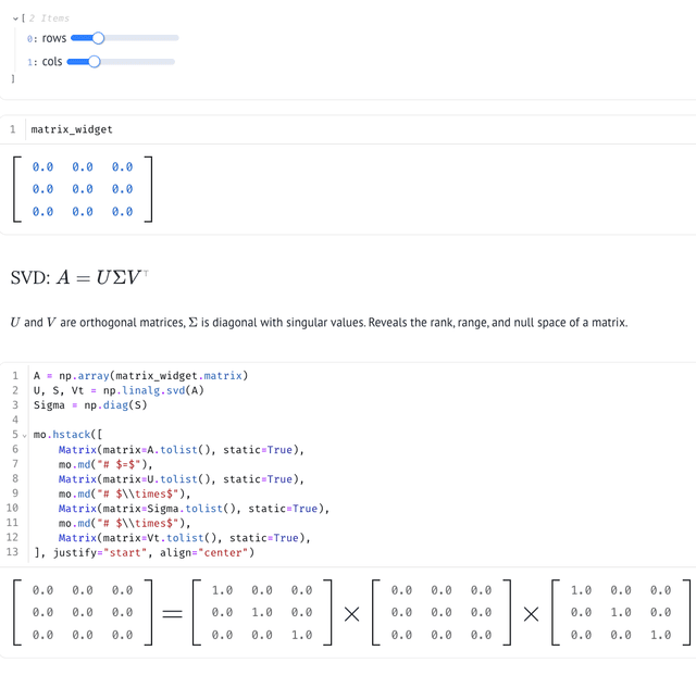 Matrix Decomposition