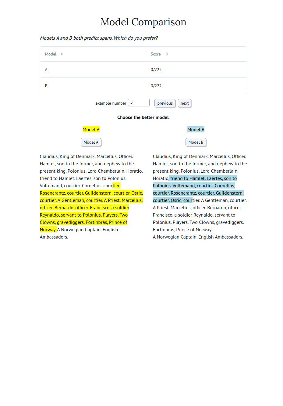 NLP Model Comparison