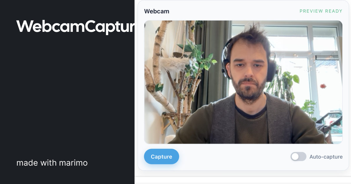 WebcamCapture | made with marimo | marimo