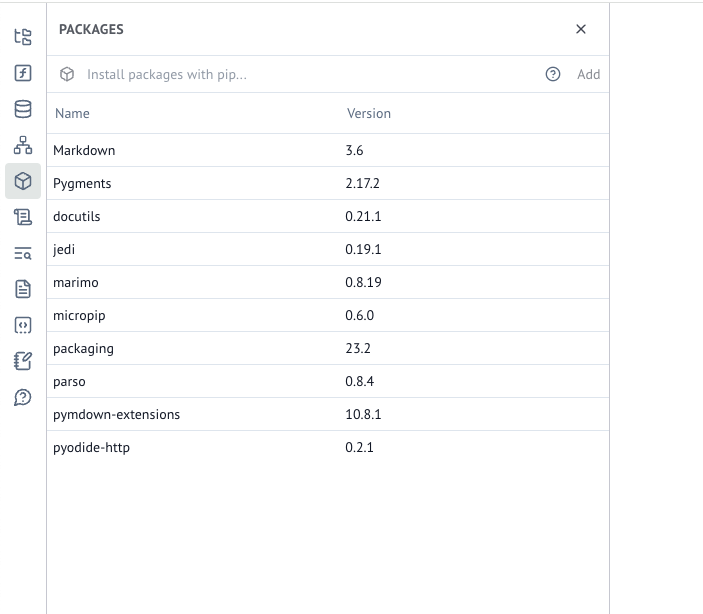 package-manager-panel