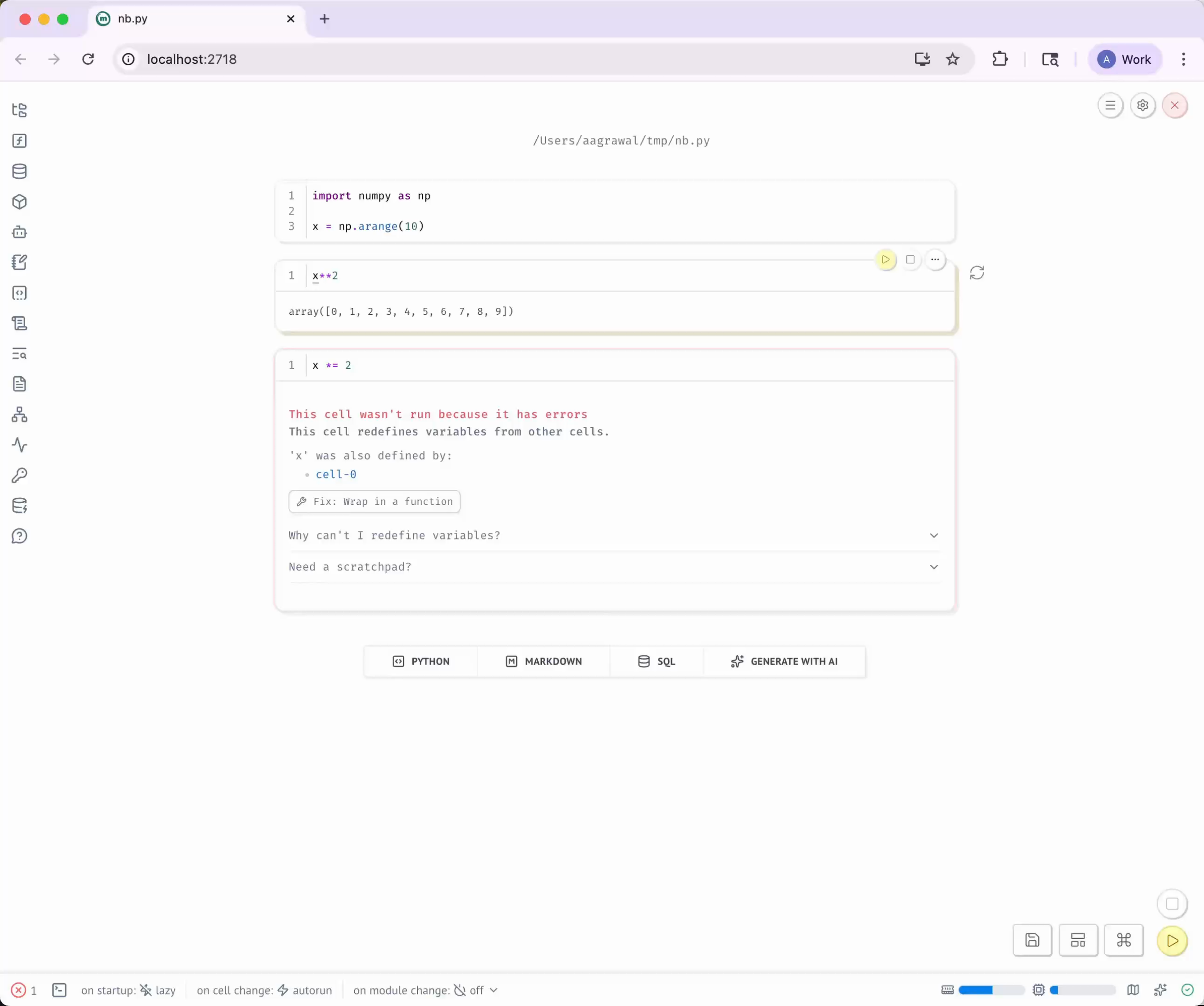 marimo 0.19.0 | marimo