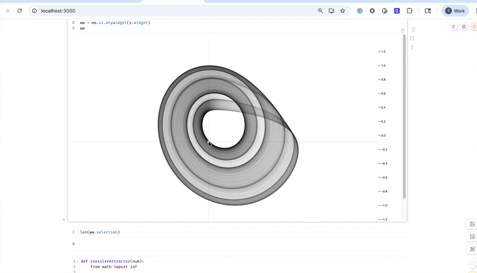 jupyter-scatter with 10M points