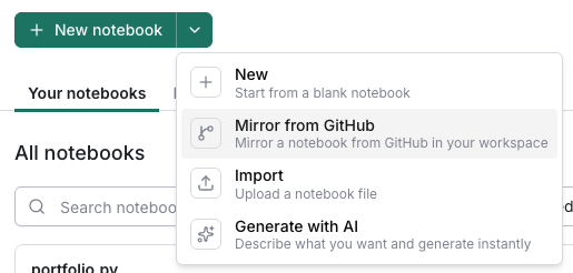 GitHub sync