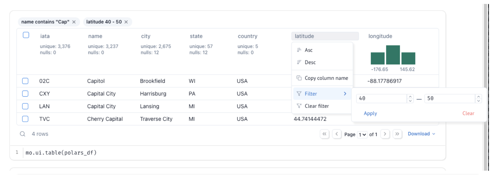 dataframe-preview